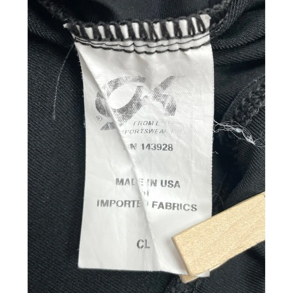 GK Child Large CL Black Jacket Zip Up Gymnastics Athletic